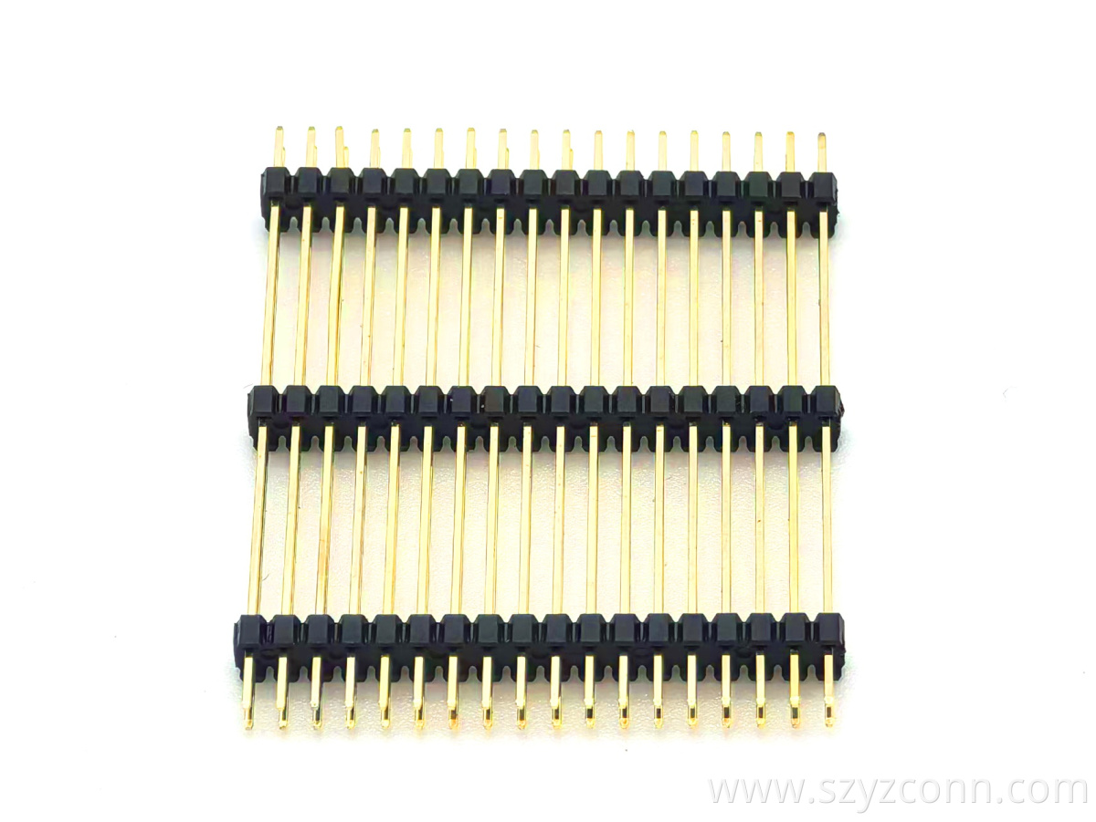 2.0mm Pitch Pin Header Connector Dual Row Straight Three-layer Plastic SQ0.5mm H:6.0mm 2*18P 2.0mm Pitch Pin Header Connector Dual Row Straight Three-layer Plastic SQ0.5mm H:6.0mm 2*18P